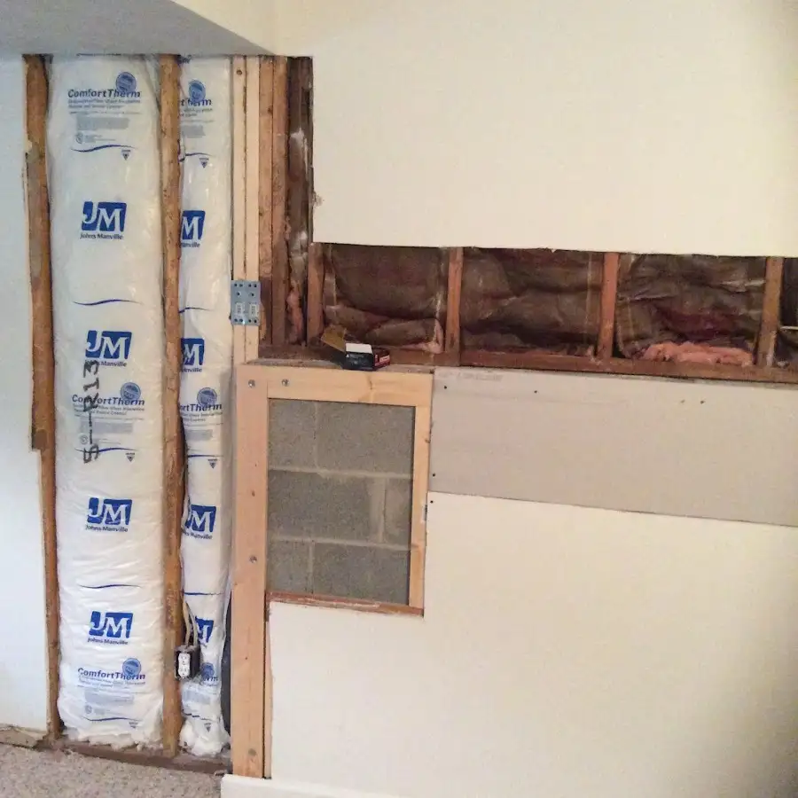 Wall insulation replacement during Odor Removal & Deodorization in Amity